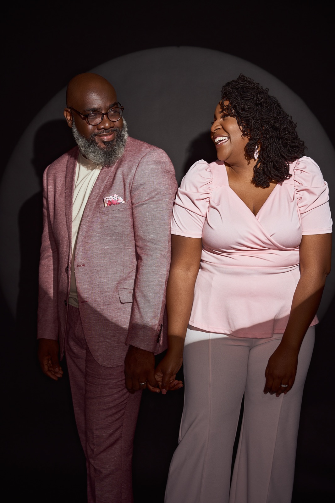 Irventz and Anne Garcon laughing together