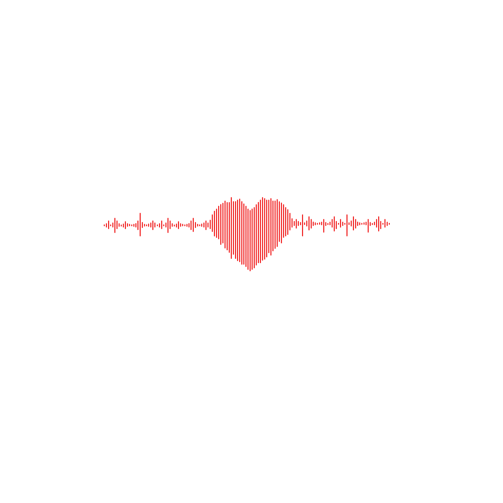 Love Talks heart waveform